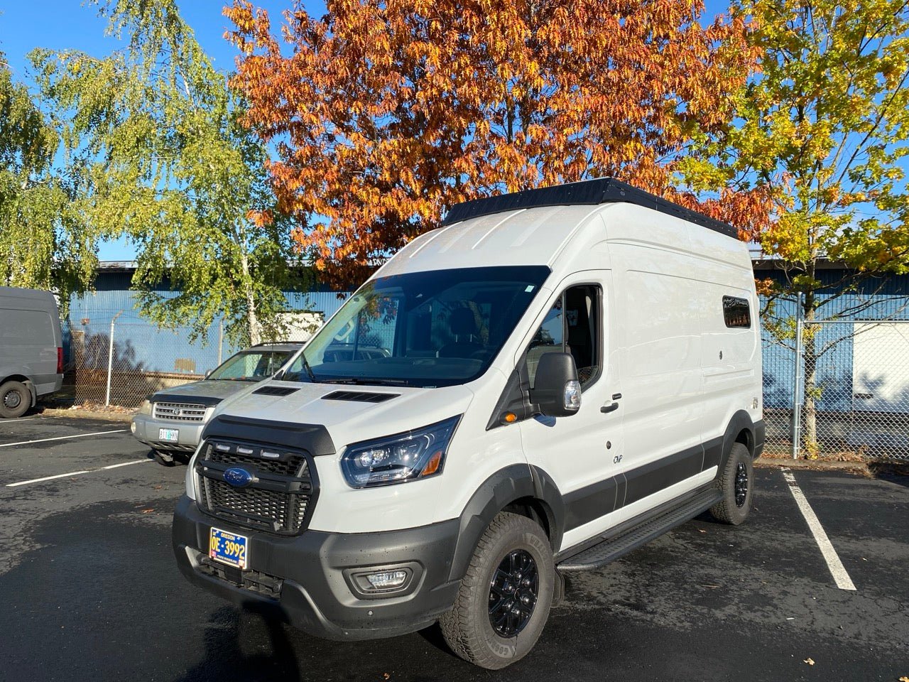 Terrawagen Aero Hood Spoiler for Ford Transit (2021+) - Out There Vans, LLC