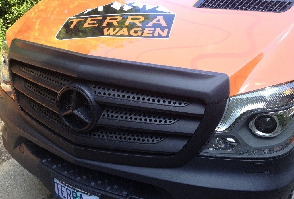 Terrawagen Aero Hood Spoiler for Sprinter NCV3 (2014 - 2018) - Out There Vans, LLC