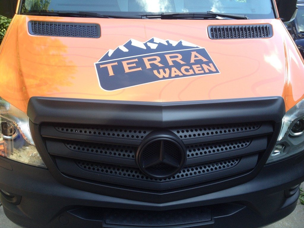 Terrawagen Aero Hood Spoiler for Sprinter NCV3 (2014 - 2018) - Out There Vans, LLC