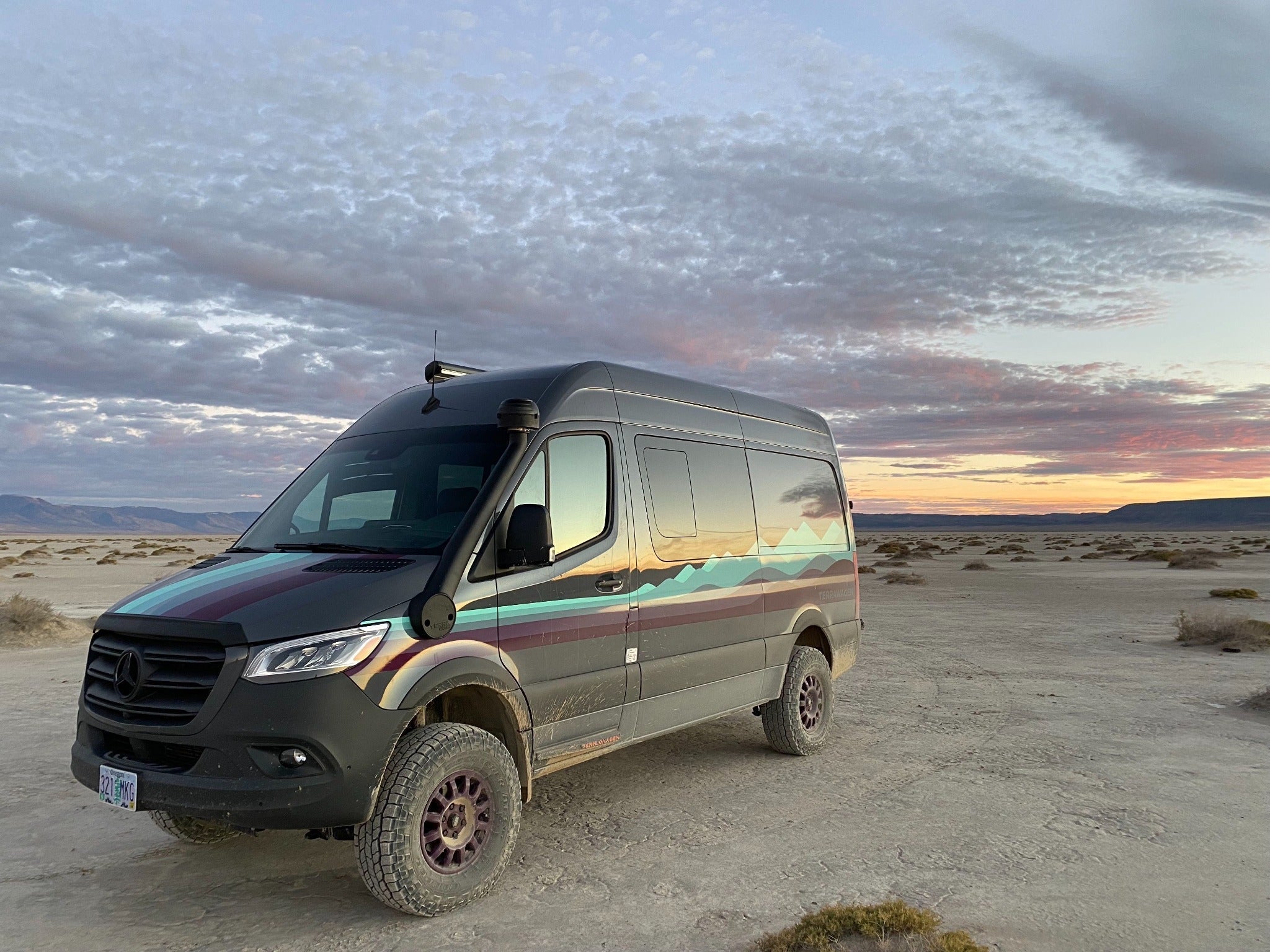 Terrawagen Fender Armor 4 - Piece Kit for 2019+ Sprinter 907 VS30 - Out There Vans, LLC