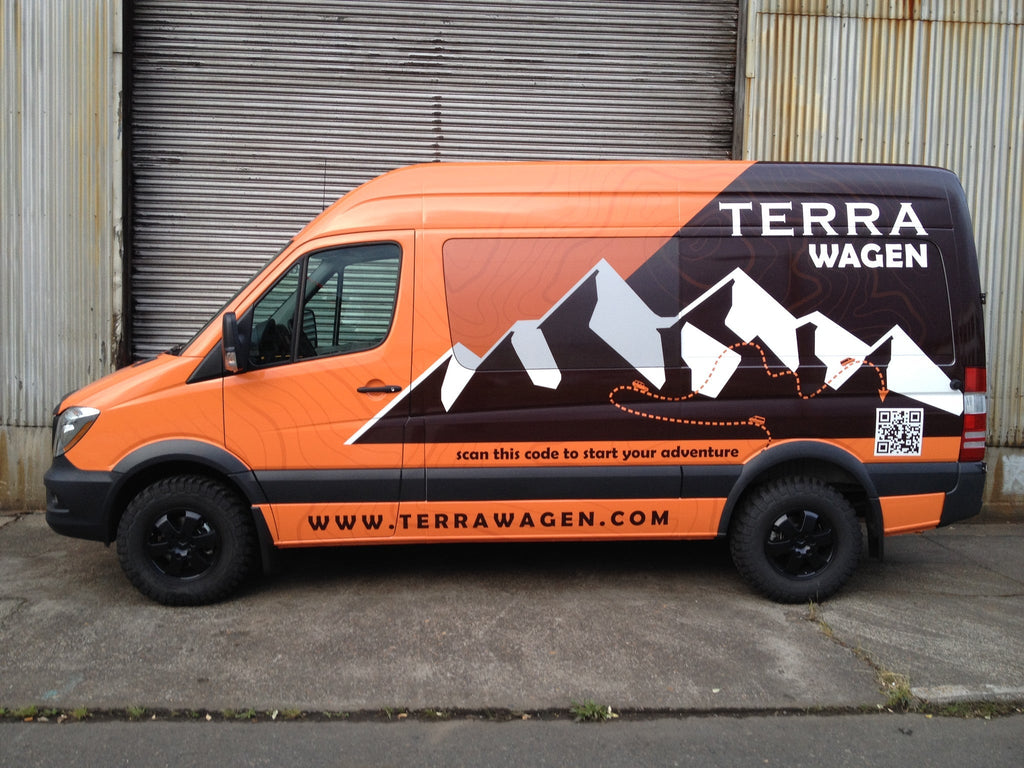 Terrawagen Front Fender Flare Kit for Sprinter 906 USA Version - Out There Vans, LLC