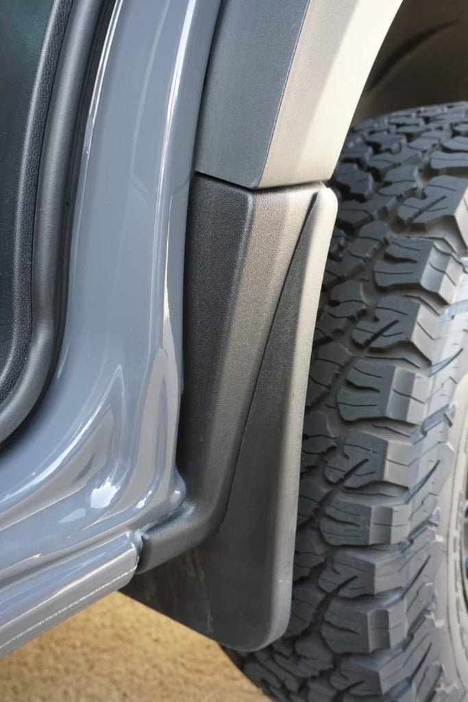 Terrawagen Front Mondo Mudguards – 2 - Inch Clearance Upgrade for 2019+ Sprinter VS30 - Out There Vans, LLC