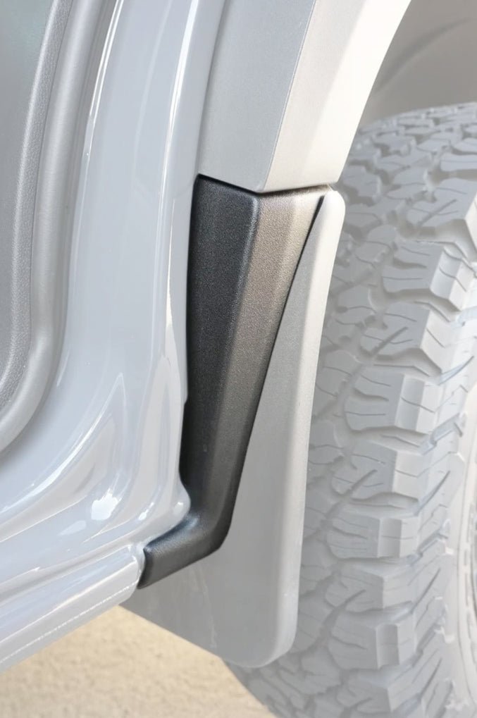 Terrawagen Front Mondo Mudguards – 2 - Inch Clearance Upgrade for 2019+ Sprinter VS30 - Out There Vans, LLC