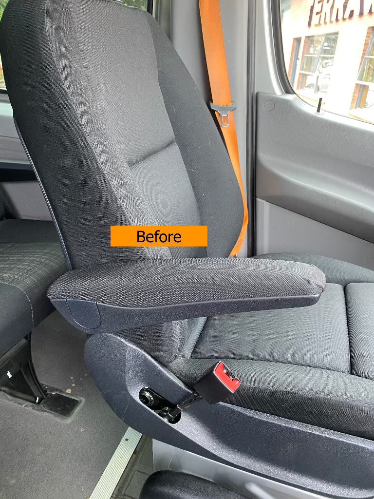 Terrawagen Sprinter VS30 Seat Armrest Covers | Protective Fabric Covers for Factory Armrests - Out There Vans, LLC