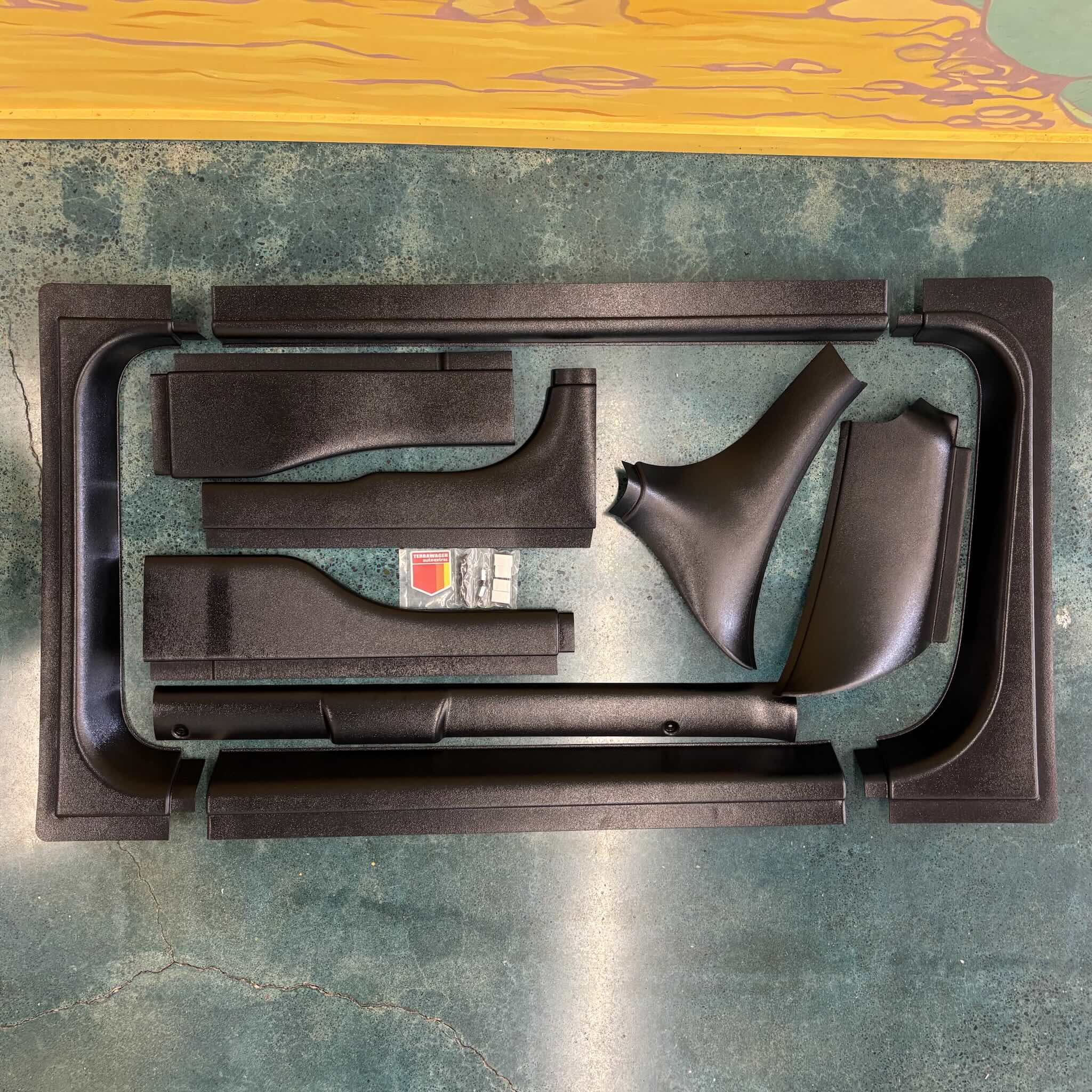 Terrawagen Tidy Trim Front Interior Finishing Kit for Mercedes Sprinter High Roof Vans 906/907 - Out There Vans, LLC