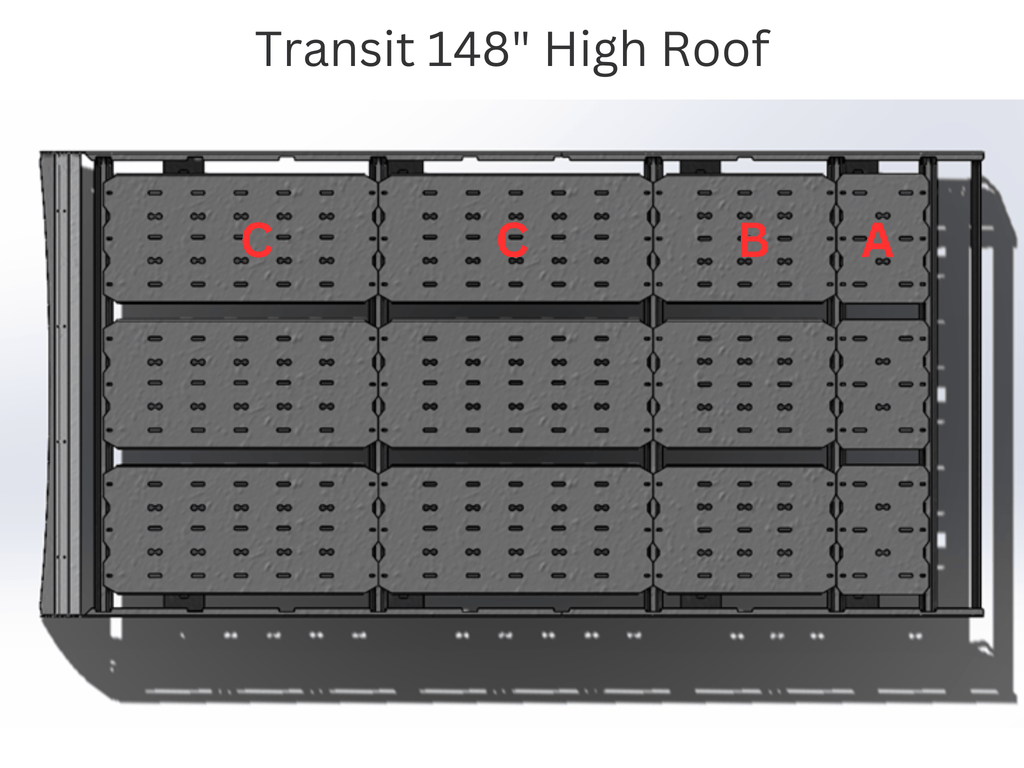 Universal Roof Rack Decking Panels - Out There Vans, LLC
