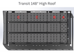 Universal Roof Rack Decking Panels - Out There Vans, LLC