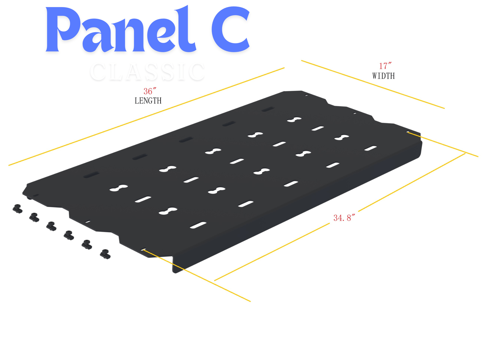 Universal Roof Rack Decking Panels - Out There Vans, LLC