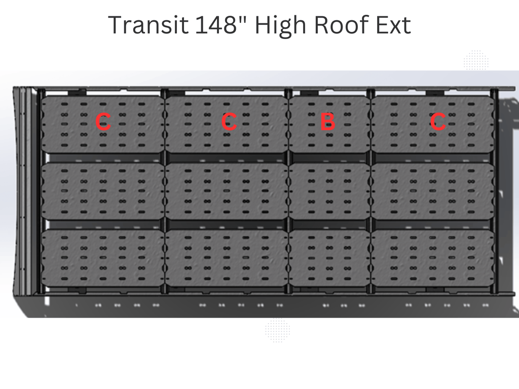 Universal Roof Rack Decking Panels - Out There Vans, LLC