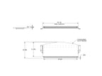 Van Wife Components 2015+ Ford Transit Headliner Shelf with Curtain Rod - Out There Vans