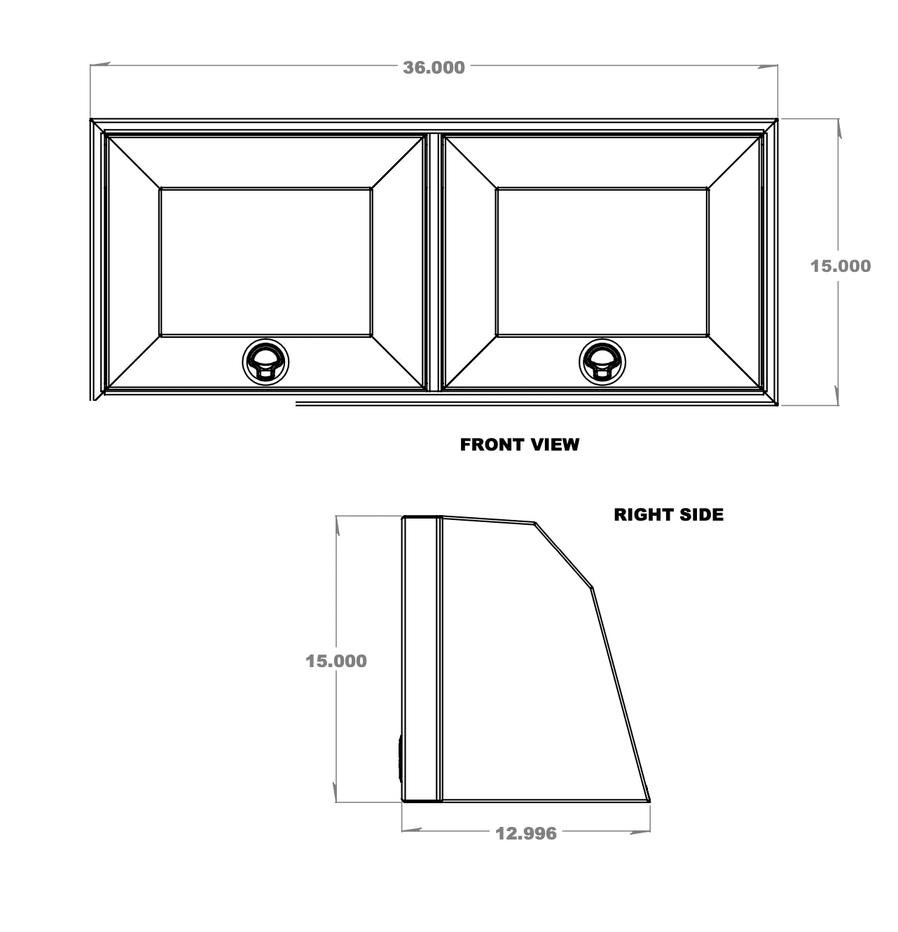 Van Wife Components 36" Upper Cabinet - Out There Vans