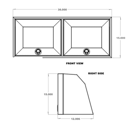 Van Wife Components 36" Upper Cabinet - Out There Vans