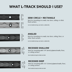 VanEssential Angled Venture L - Track (2 Pack) - Out There Vans, LLC