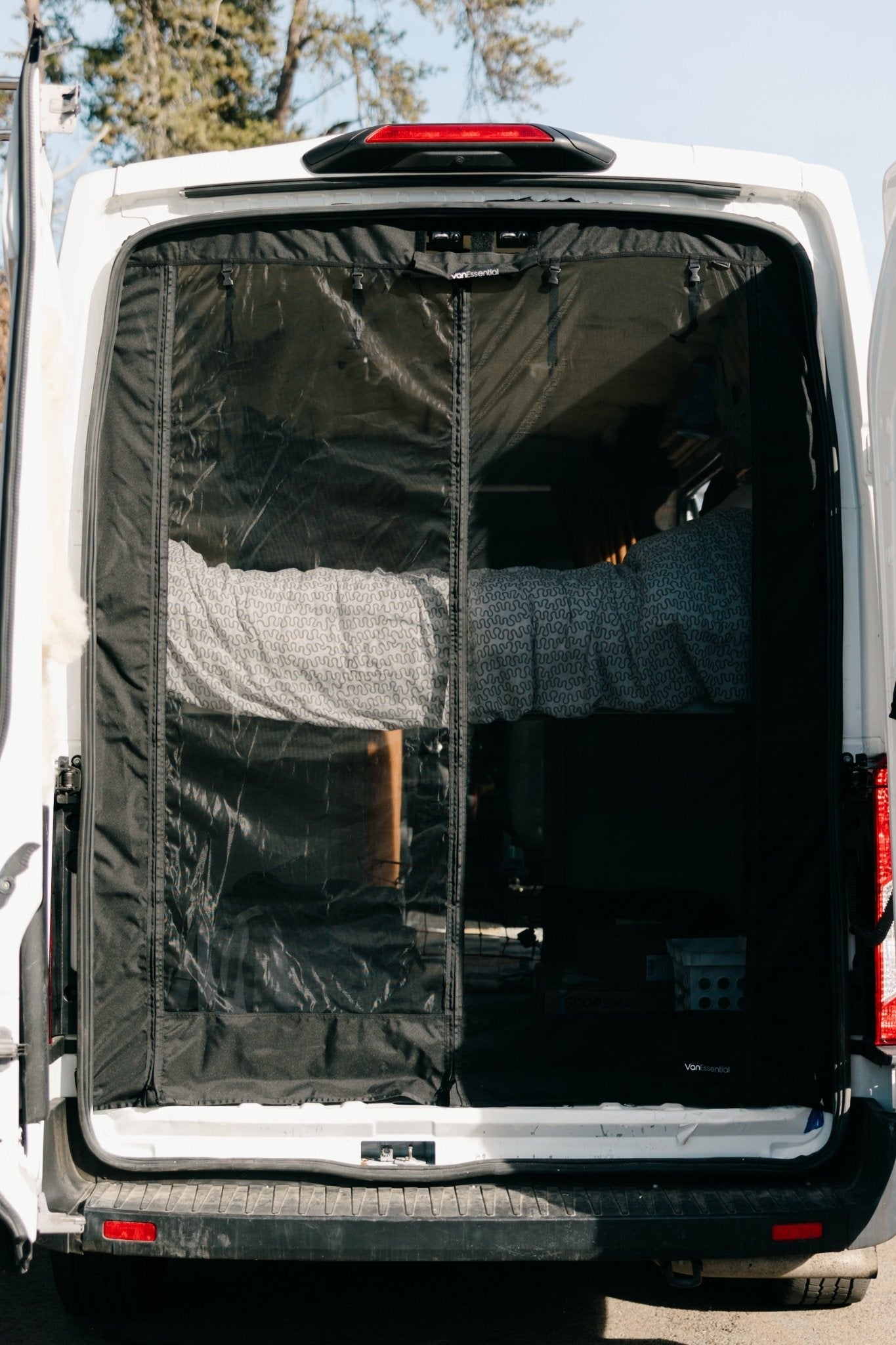 VanEssential Ford Transit Bug Screen - Rear Door - Out There Vans, LLC