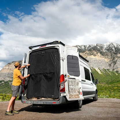 VanEssential Ford Transit Bug Screen - Rear Door - Out There Vans