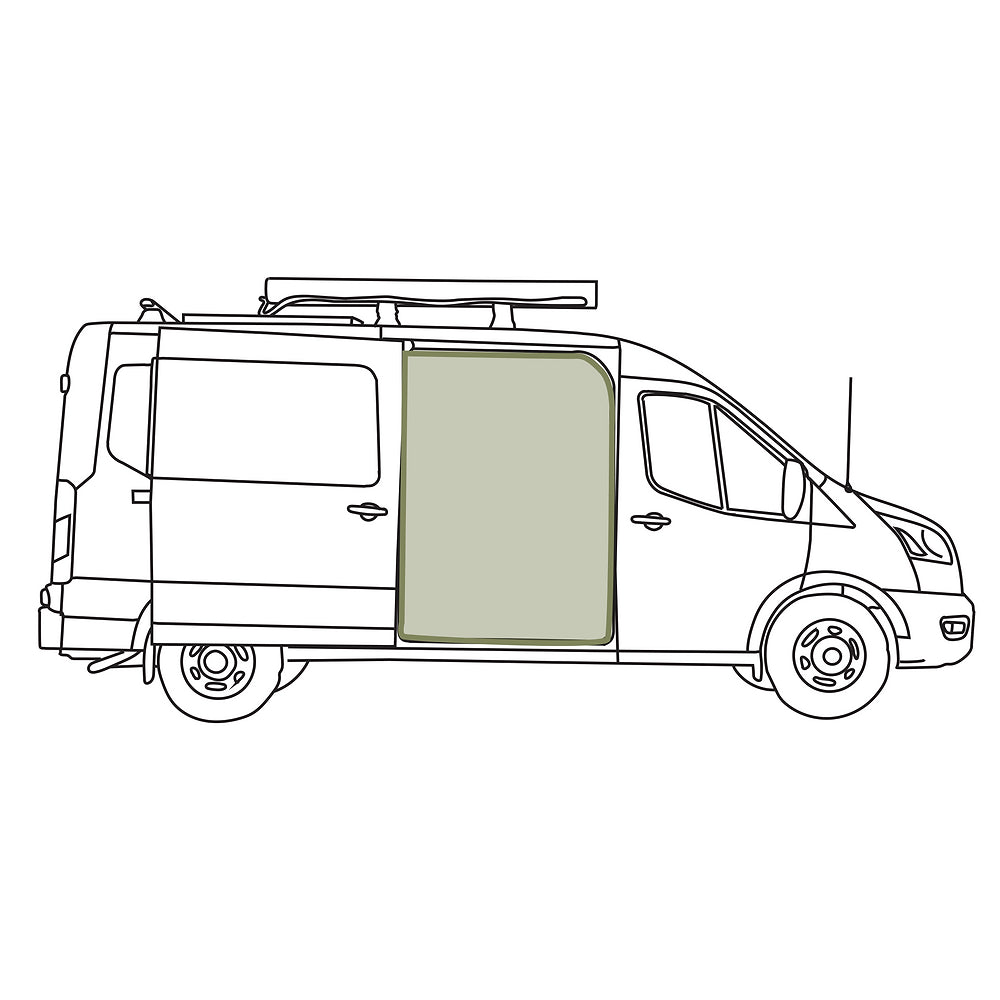 VanEssential Ford Transit Bug Screen - Sliding Door - Out There Vans