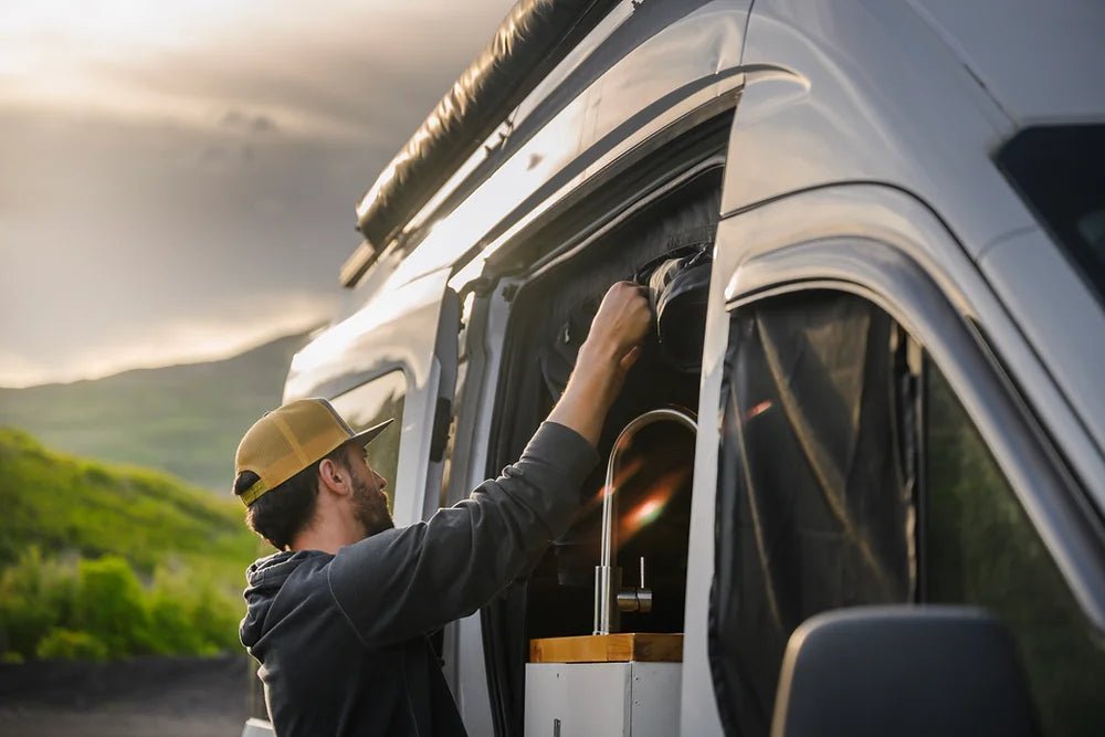 VanEssential Ford Transit Bug Screen - Sliding Door - Out There Vans