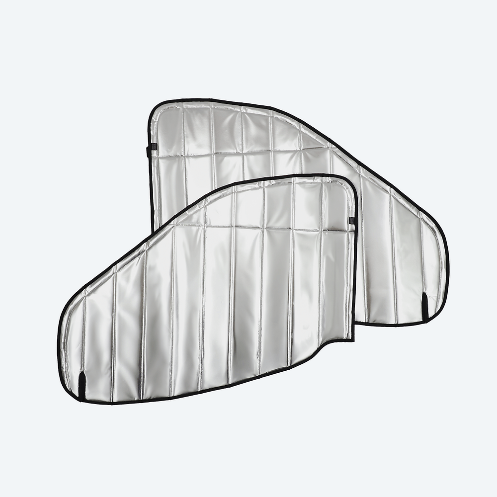 VanEssential Ford Transit Front Door Window Covers (Pair) - Out There Vans, LLC