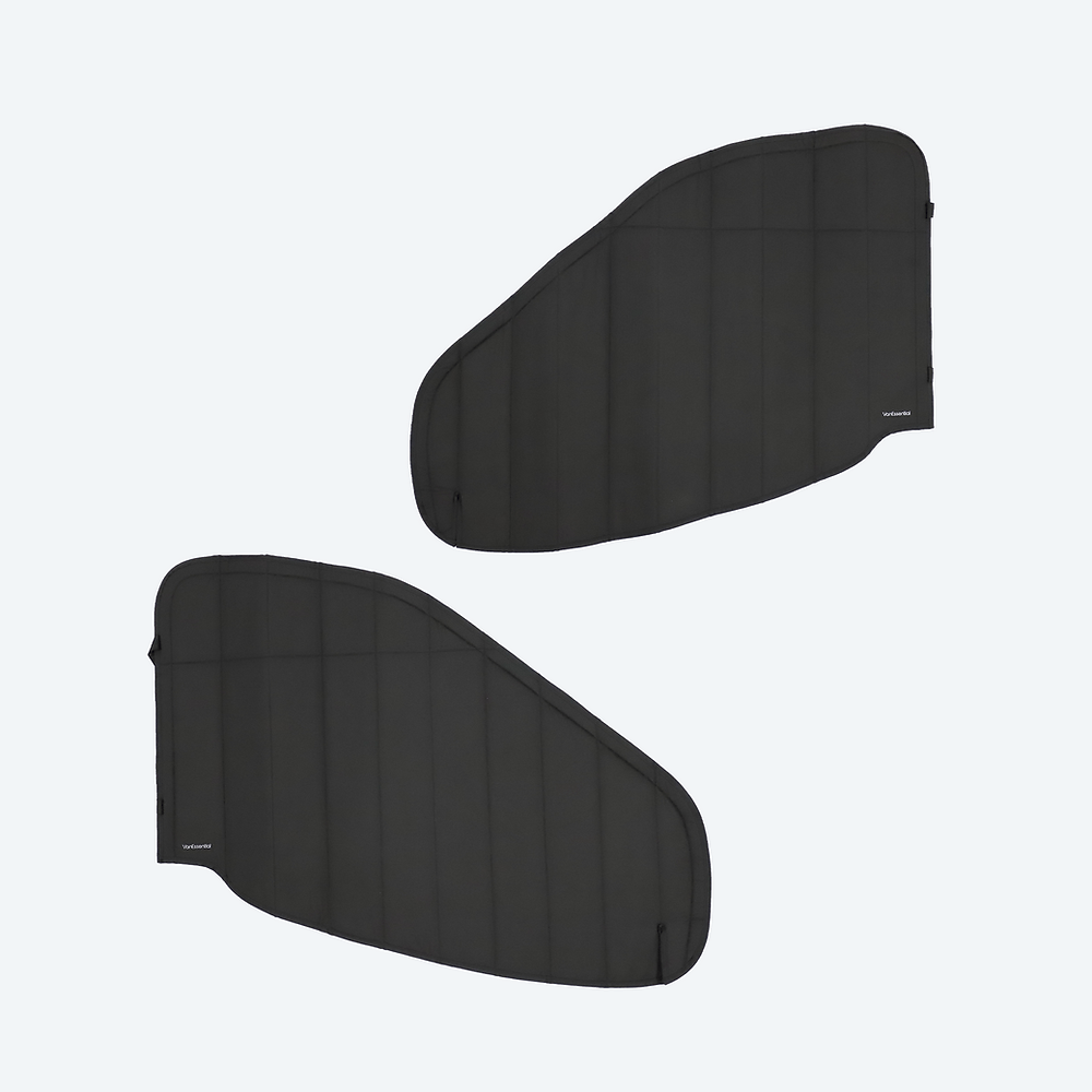 VanEssential Ford Transit Front Door Window Covers (Pair) - Out There Vans, LLC