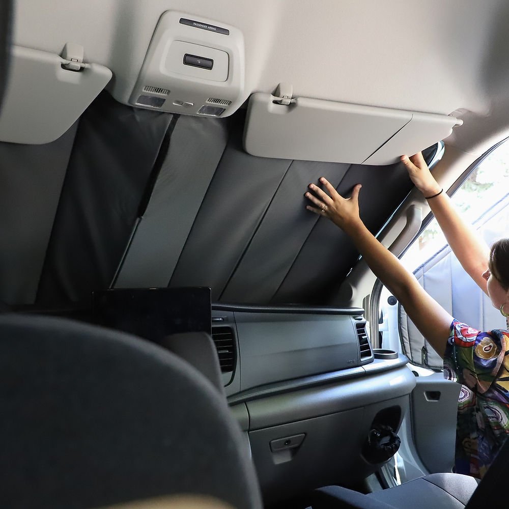 VanEssential Ford Transit Front Windshield Cover - Out There Vans, LLC