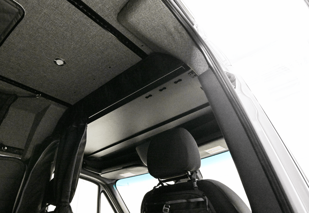 VanEssential Ford Transit Headliner Shelf - Out There Vans, LLC