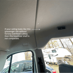 VanEssential Ford Transit Headliner Shelf - Out There Vans