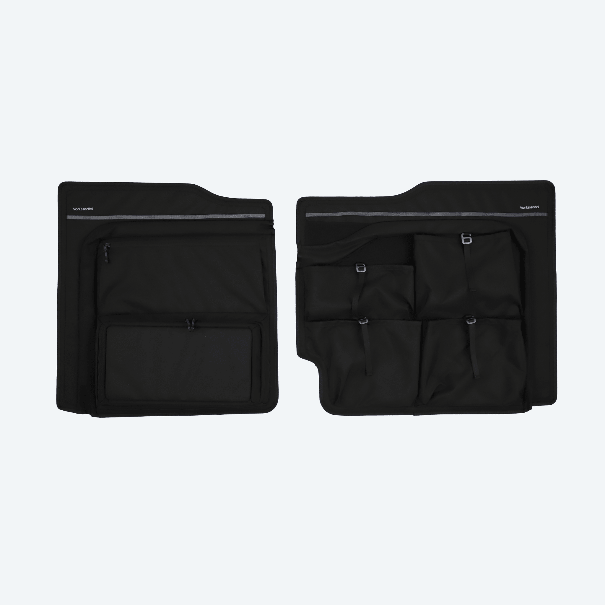 VanEssential Ford Transit Lower Rear Door Storage Panels (Pair) - Out There Vans, LLC
