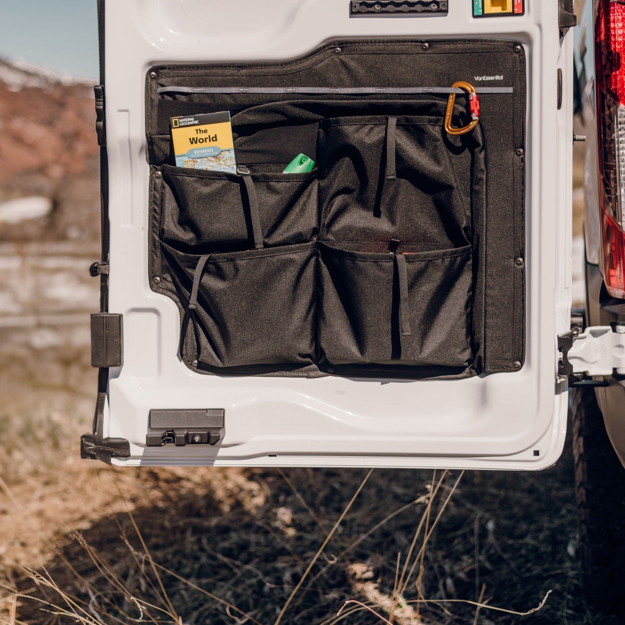 VanEssential Ford Transit Lower Rear Door Storage Panels (Pair) - Out There Vans, LLC