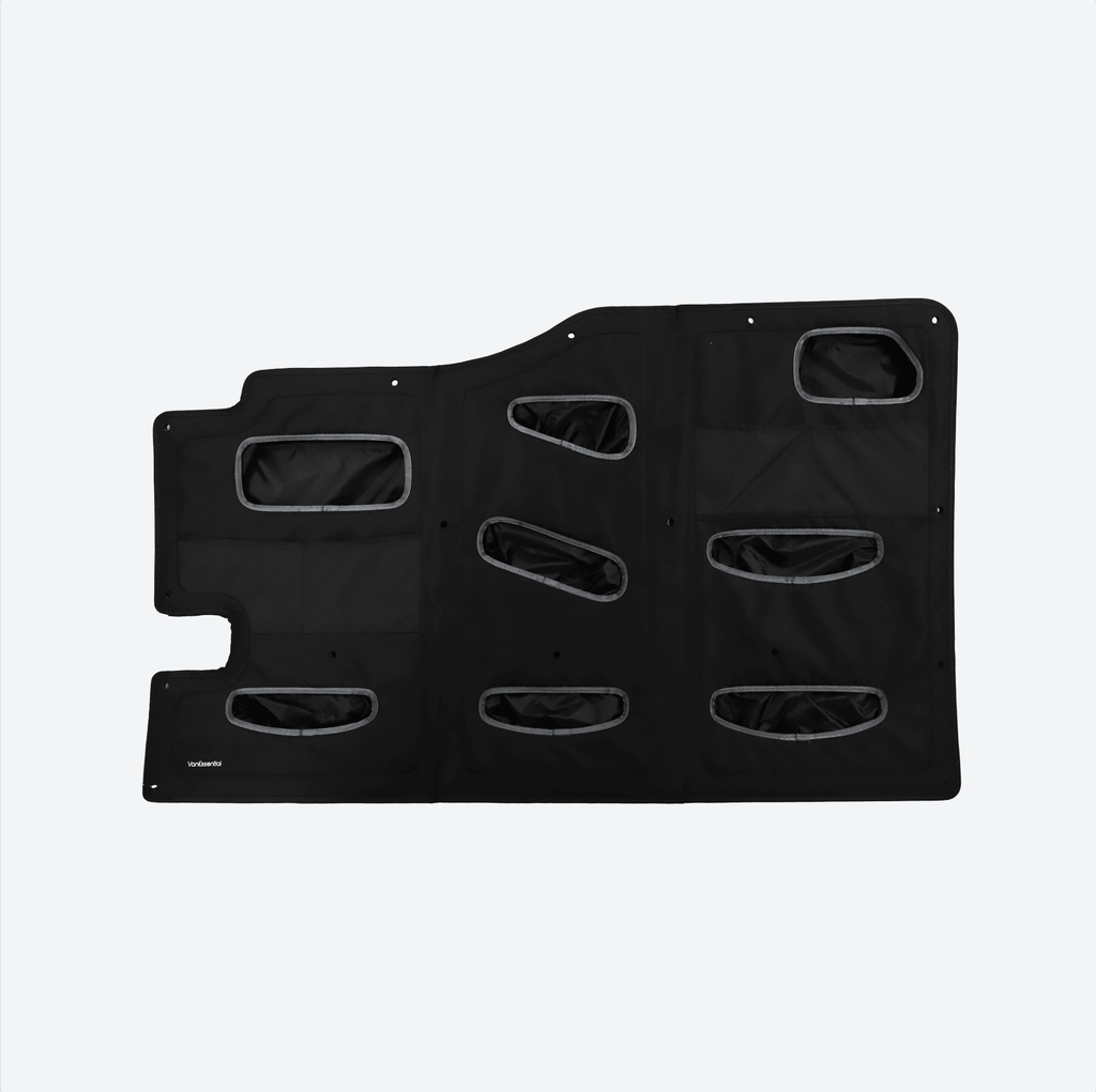 VanEssential Ford Transit Lower Sliding Door Storage Panel - Out There Vans, LLC