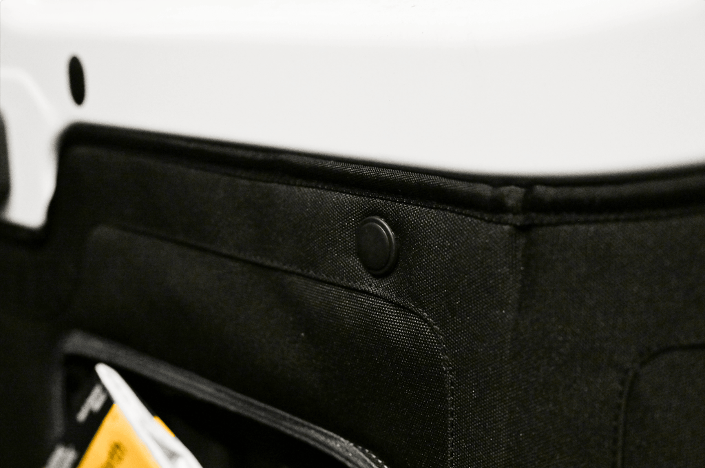 VanEssential Ford Transit Lower Sliding Door Storage Panel - Out There Vans, LLC