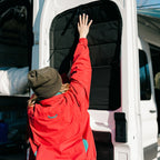 VanEssential Ford Transit Rear Door Window Covers (Pair) - Out There Vans, LLC