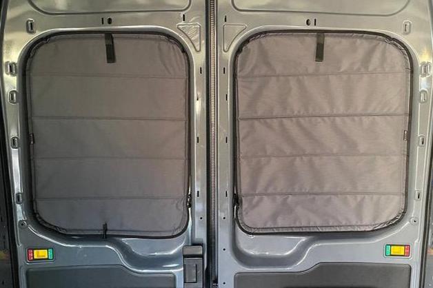 VanEssential Ford Transit Rear Door Window Covers (Pair) - Out There Vans, LLC