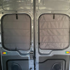 VanEssential Ford Transit Rear Door Window Covers (Pair) - Out There Vans, LLC