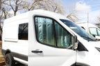VanEssential Ford Transit Reflective Front Door Window Covers (Pair) - Out There Vans, LLC