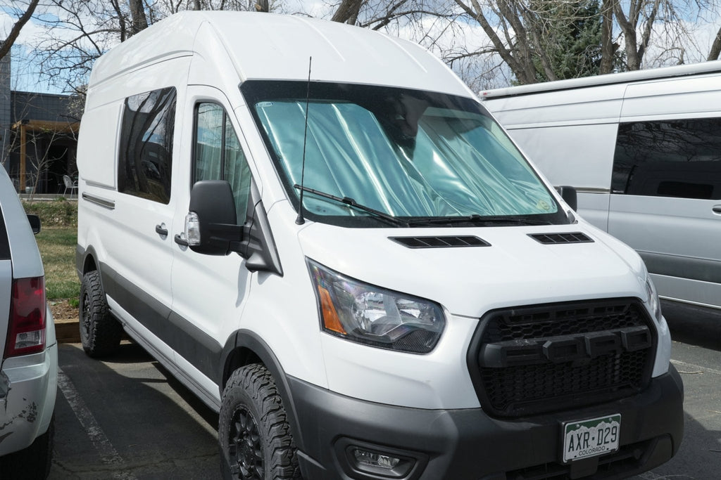VanEssential Ford Transit Reflective Front Windshield Cover - Out There Vans, LLC