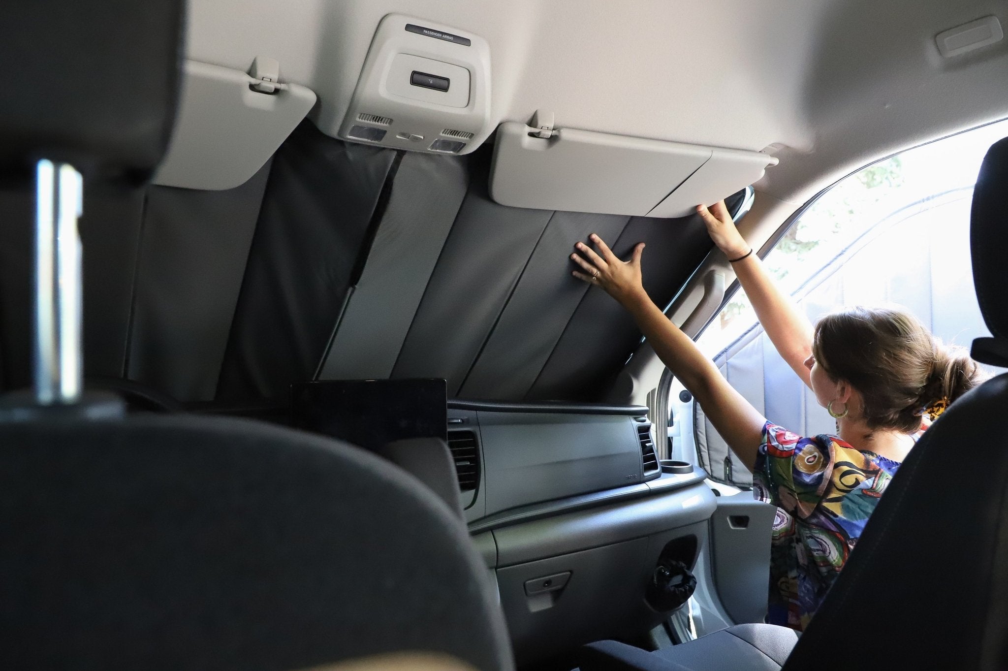 VanEssential Ford Transit Stealth Front Windshield Cover - Out There Vans, LLC