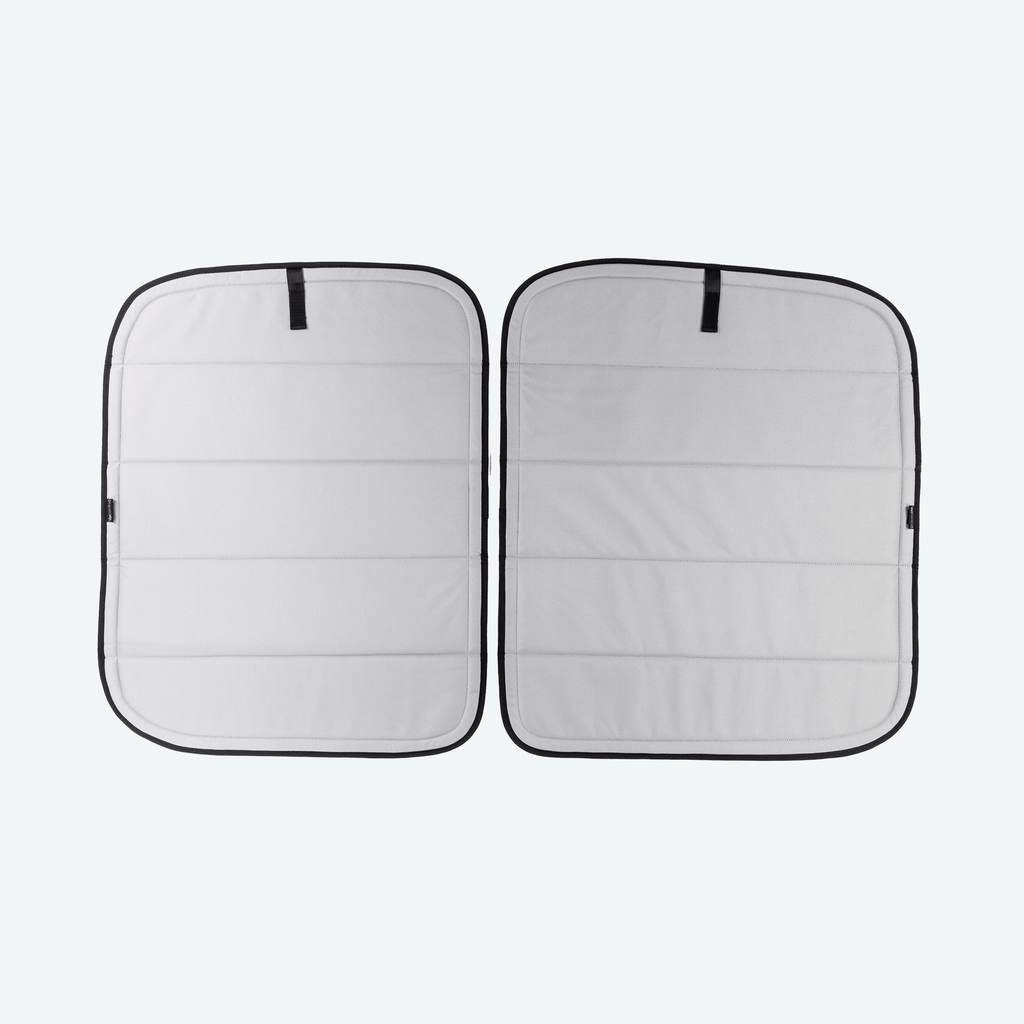 VanEssential Ford Transit Stealth Rear Door Window Covers (Pair) - Out There Vans, LLC