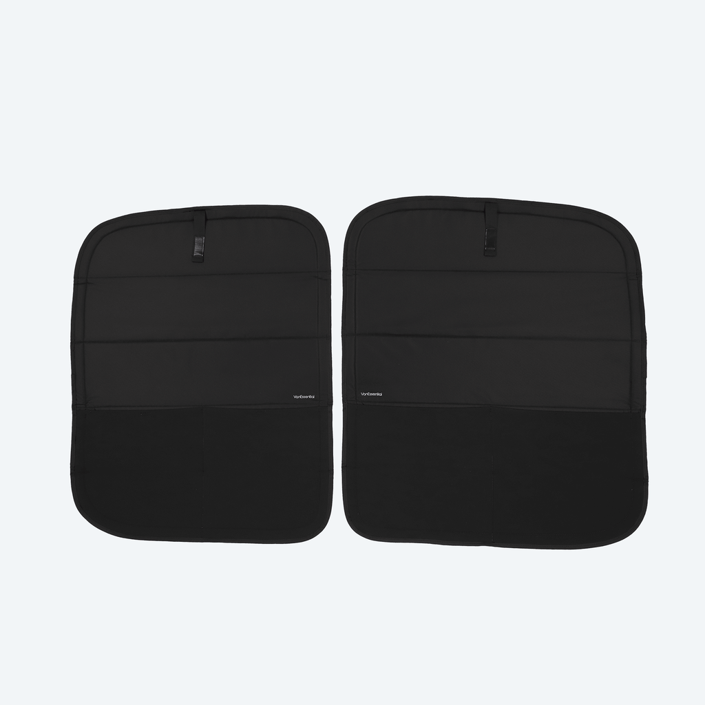 VanEssential Ford Transit Stealth Rear Door Window Covers (Pair) - Out There Vans, LLC