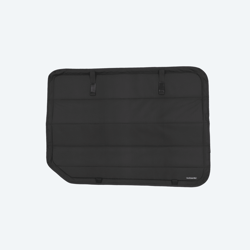 VanEssential Ford Transit Stealth Rear Qtr Window Cover (Factory Plastic Trim) - Out There Vans, LLC
