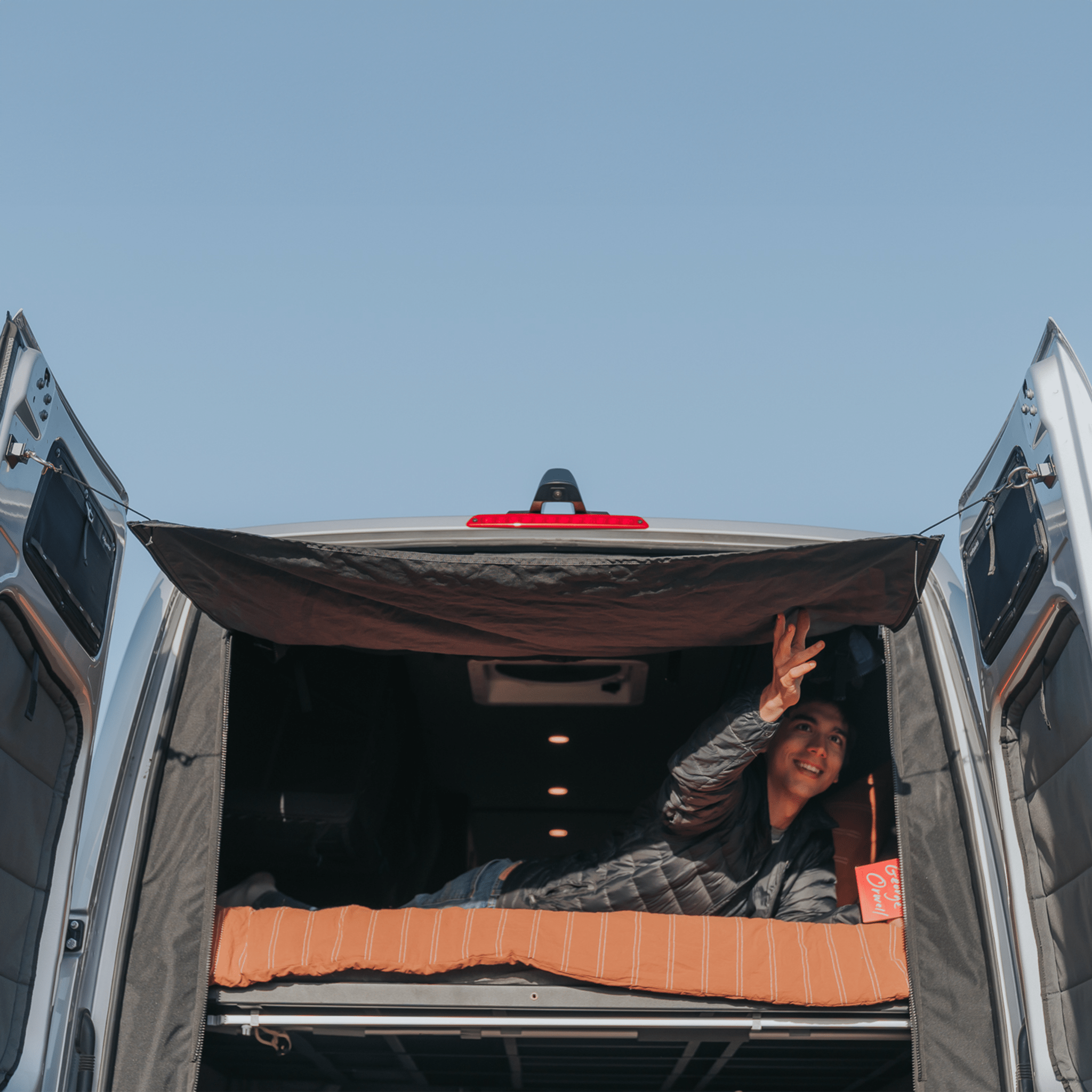 VanEssential Mercedes Sprinter Bug Screen - Rear Door - Out There Vans, LLC