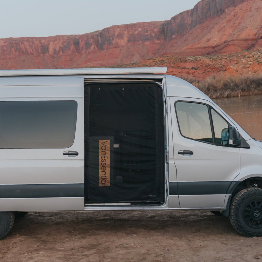 VanEssential Mercedes Sprinter Bug Screen - Sliding Door - Out There Vans, LLC