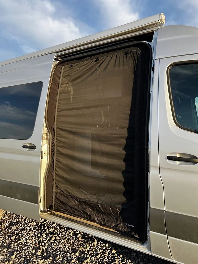 VanEssential Mercedes Sprinter Bug Screen - Sliding Door - Out There Vans