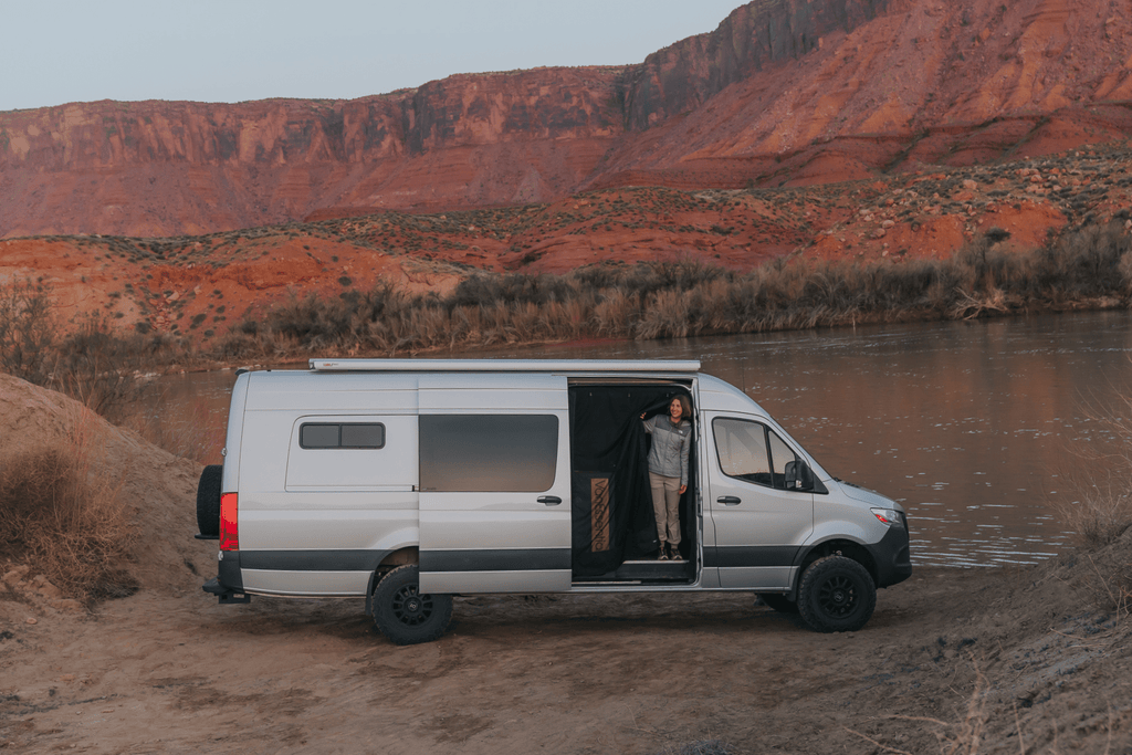 VanEssential Mercedes Sprinter Bug Screen - Sliding Door - Out There Vans, LLC
