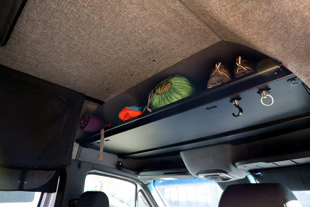 VanEssential Mercedes Sprinter Headliner Shelf - Out There Vans, LLC