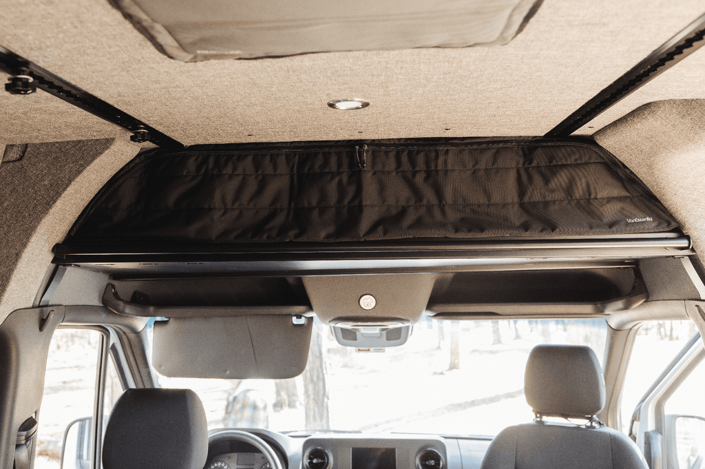 VanEssential Mercedes Sprinter Headliner Shelf Cover - Out There Vans, LLC