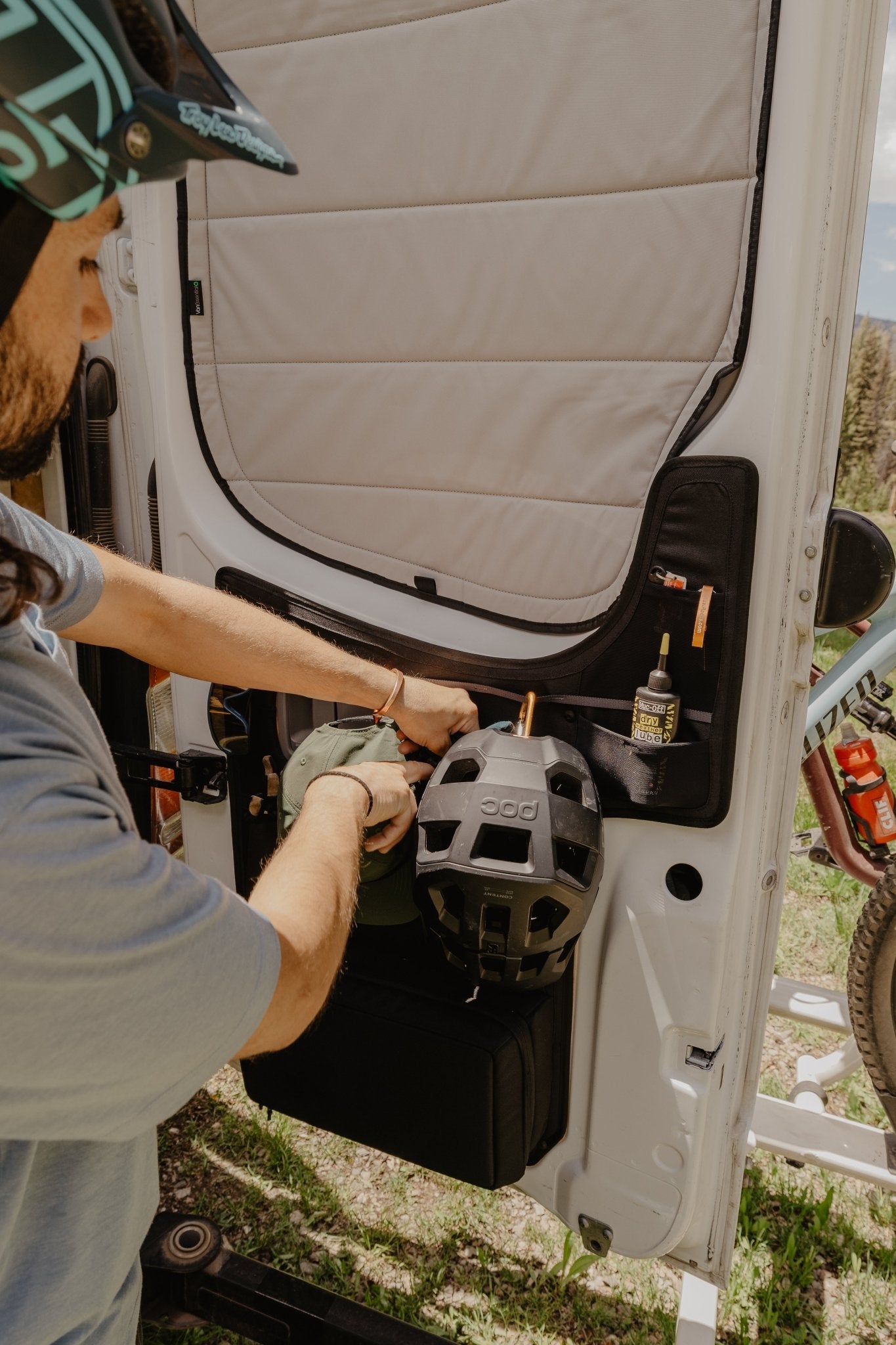 VanEssential Mercedes Sprinter Lower Rear Door Storage Panels (Pair) - Out There Vans, LLC