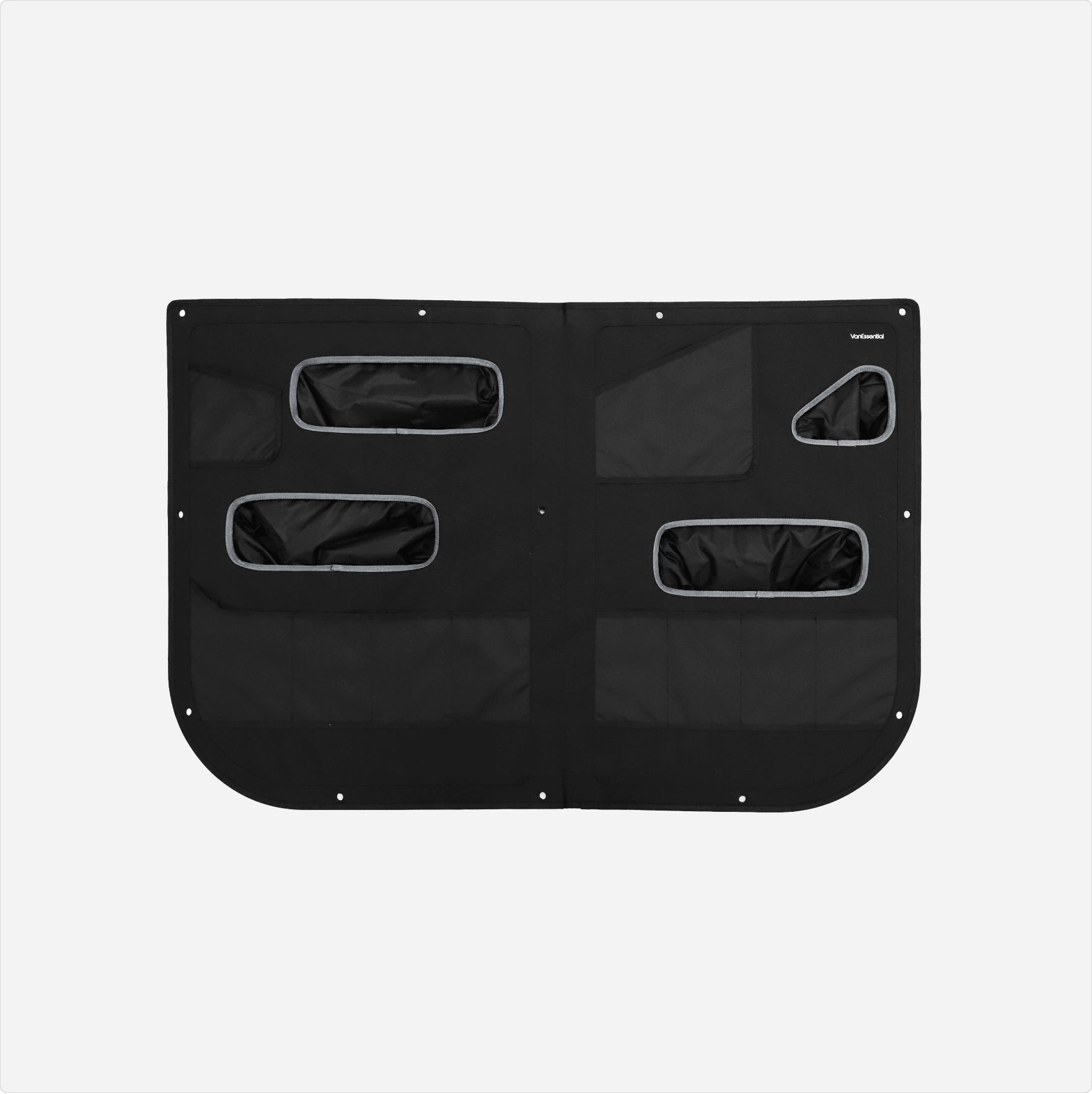 VanEssential Mercedes Sprinter Lower Sliding Door Storage Panel - Out There Vans, LLC
