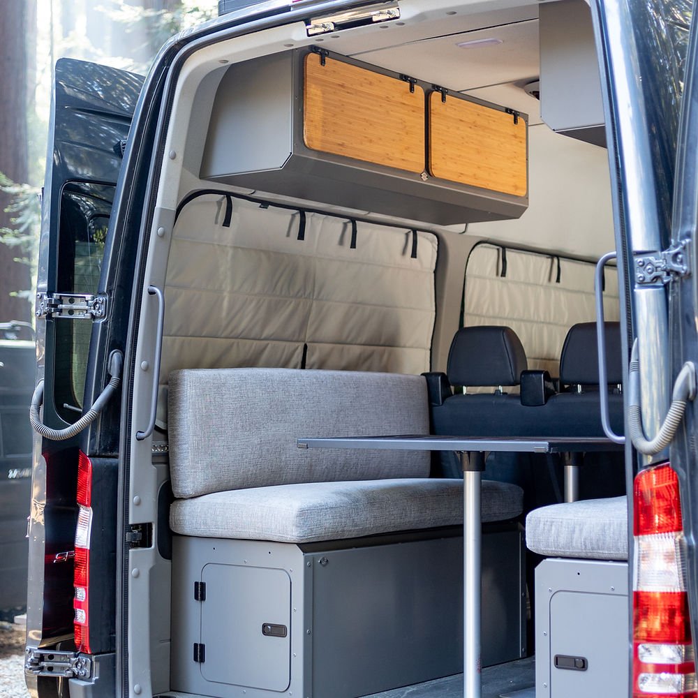 VanEssential Mercedes Sprinter Passenger Van Rear QTR Window Cover - Out There Vans, LLC