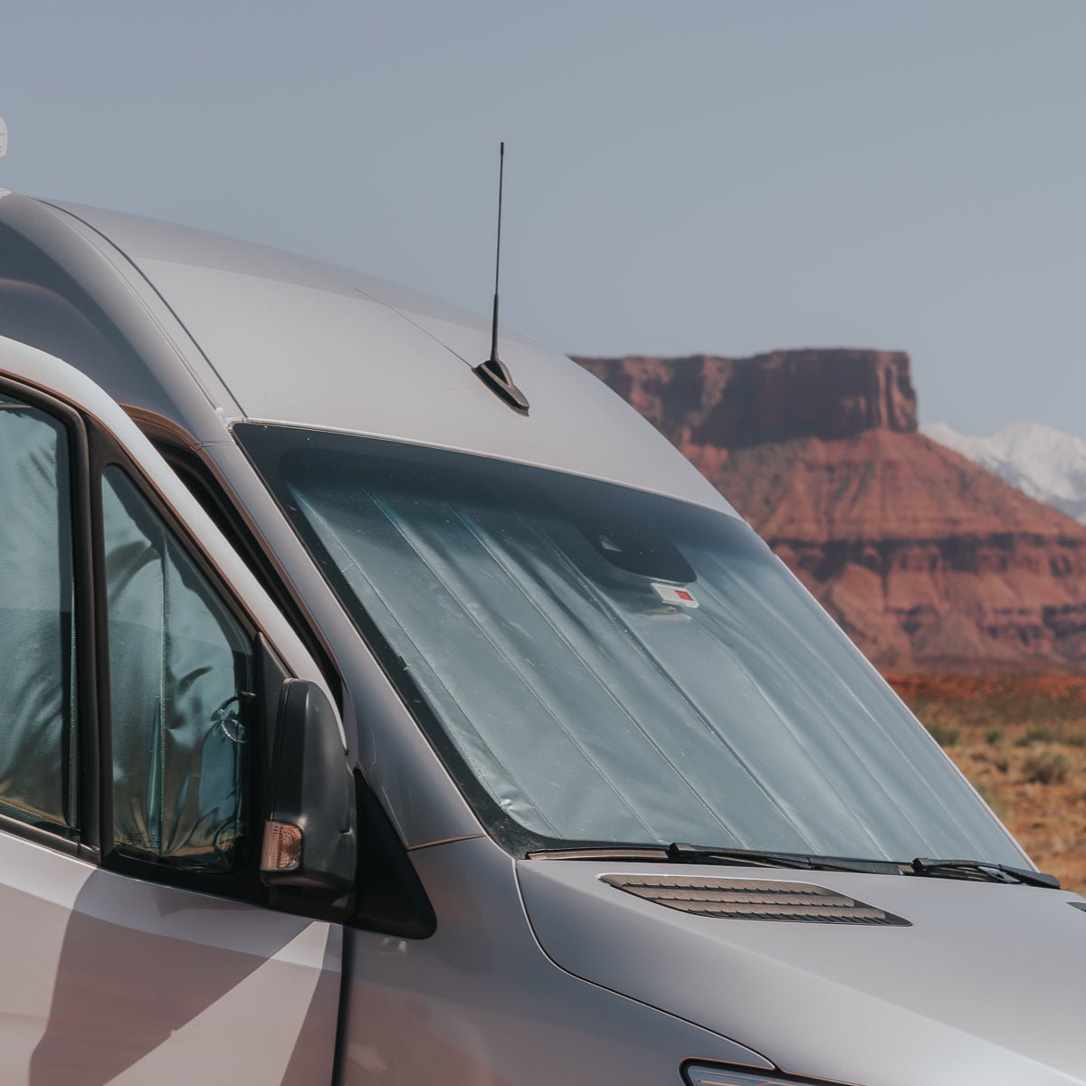 VanEssential Mercedes Sprinter Reflective Front Windshield Cover - Out There Vans, LLC