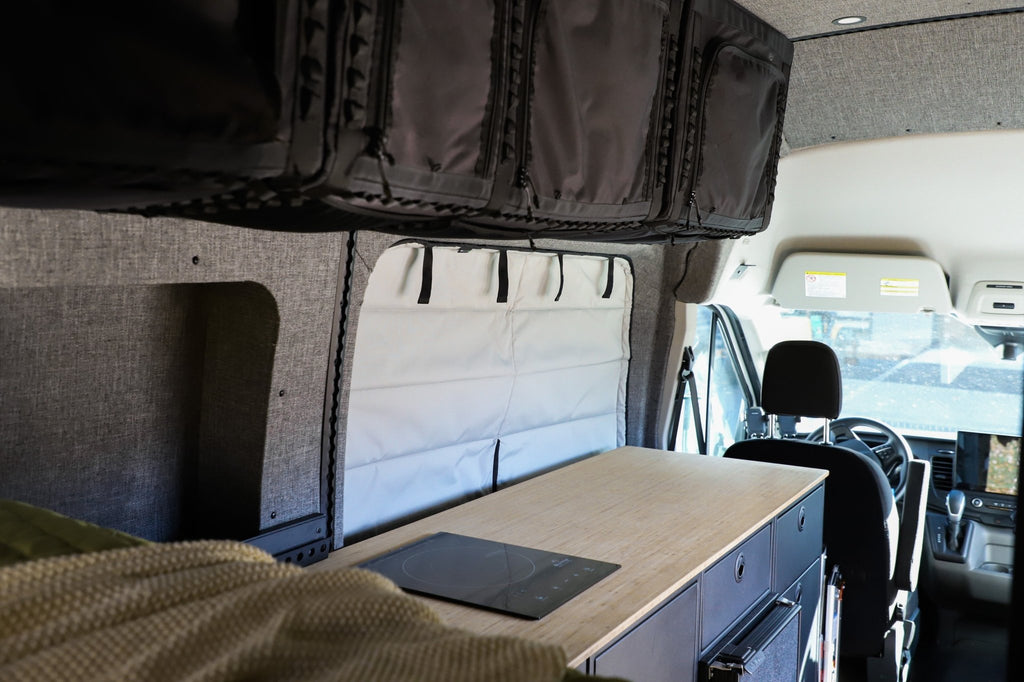 VanEssential Mercedes Sprinter Stealth Crew Window Cover - Out There Vans, LLC